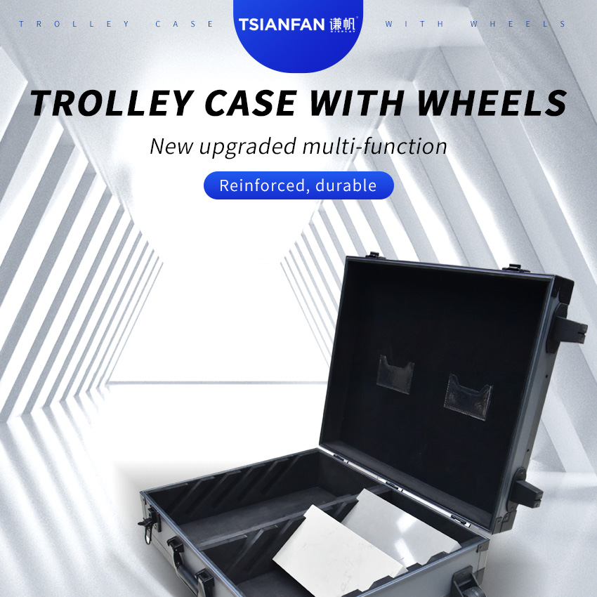  Quartz Slab Tile Display Suitcase With Wheel Stone Sample Case