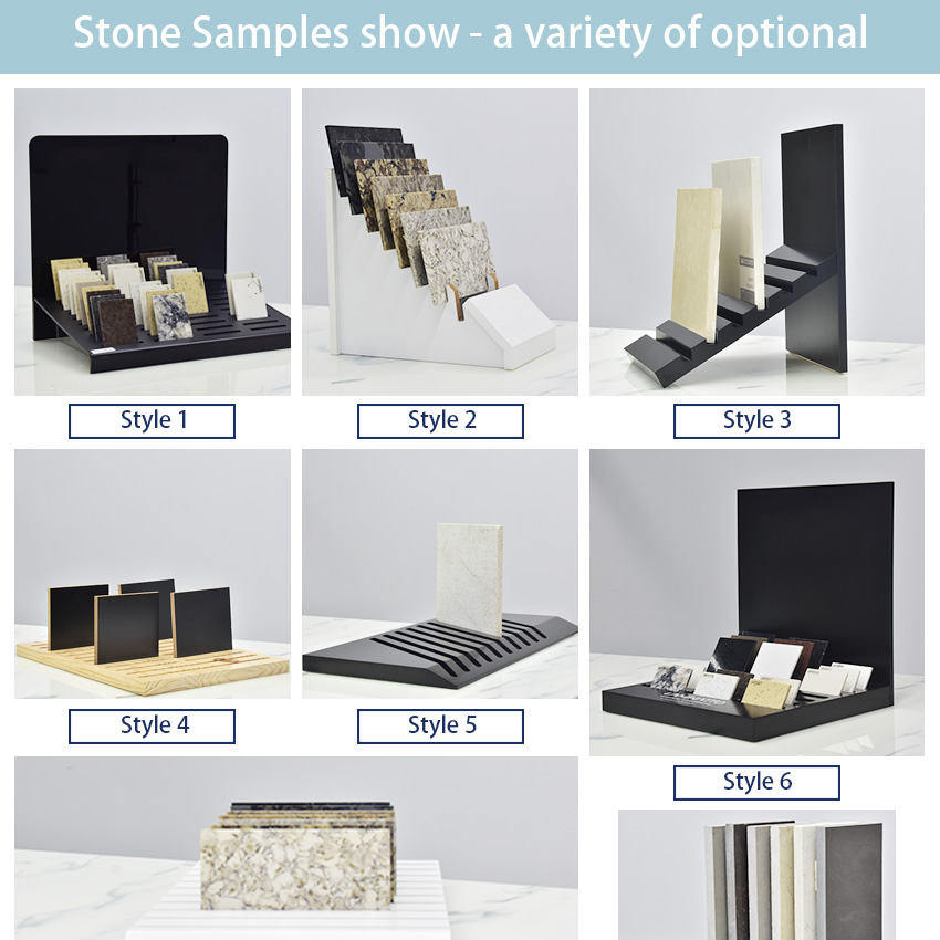 Mdf Tabletop Tile Quartz Sample Display Stand New Design Tile Rack
