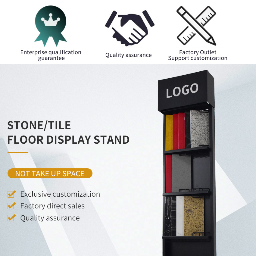 Wholesale Tile Quartz Ceramic Stone Metal Display Floor Standing LD016-5