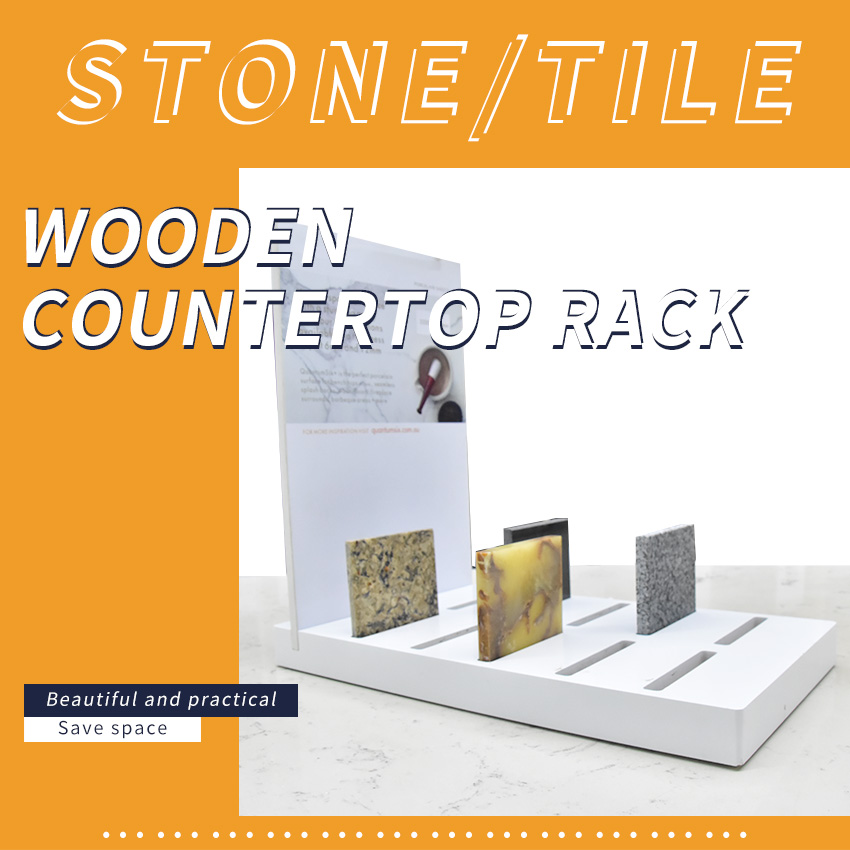 Metal tile Mosaic Granite Ceramics Tile Sample Countertop display Stand