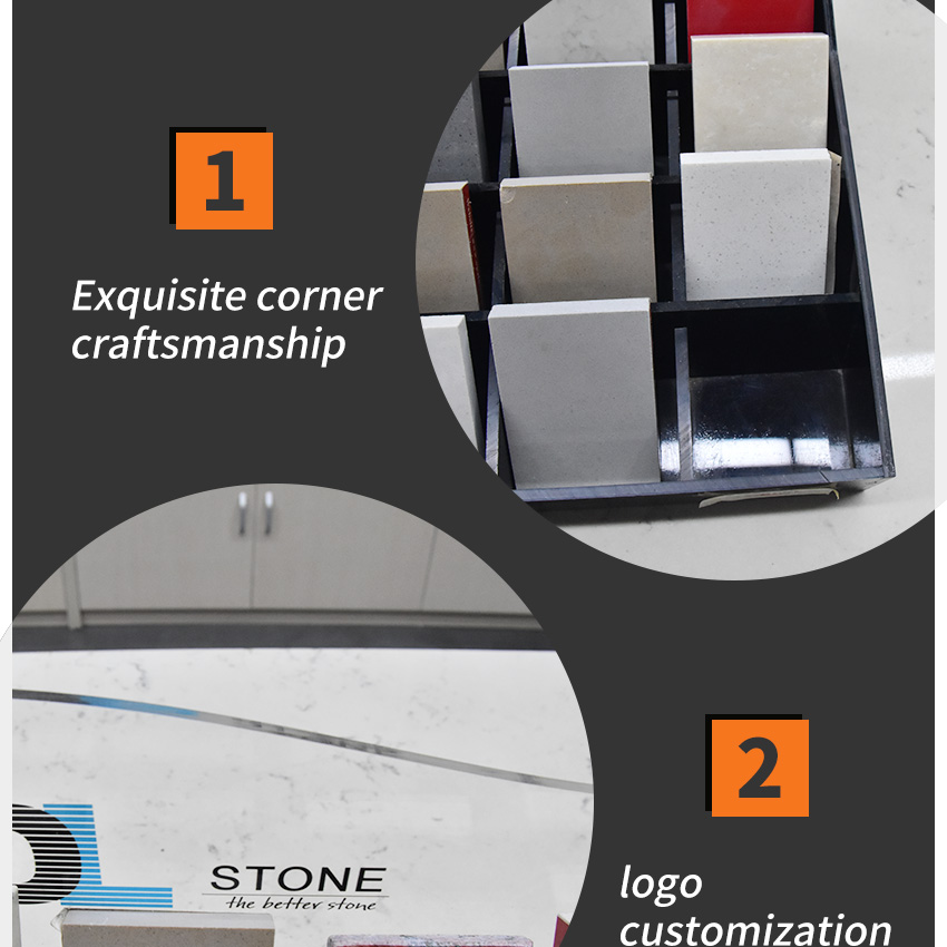 Showroom Tile Quartz Granite Stone Sample Countertop Display rack