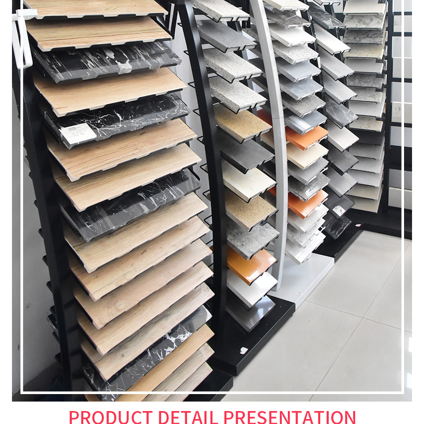 Factory Customize Tile Ceramic Granite Marble Wood floor standing Display rack