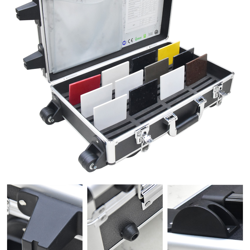 Aluminum Trolley Case Granite Quartz Ceramic Tile Carry Suitcase