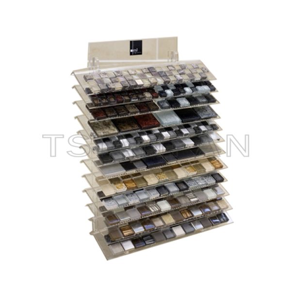Simple Mosaic model table top acrylic display shelf-MT909