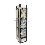 Factory Customize Mosaic marble tile stone sample rotating display stand ML087