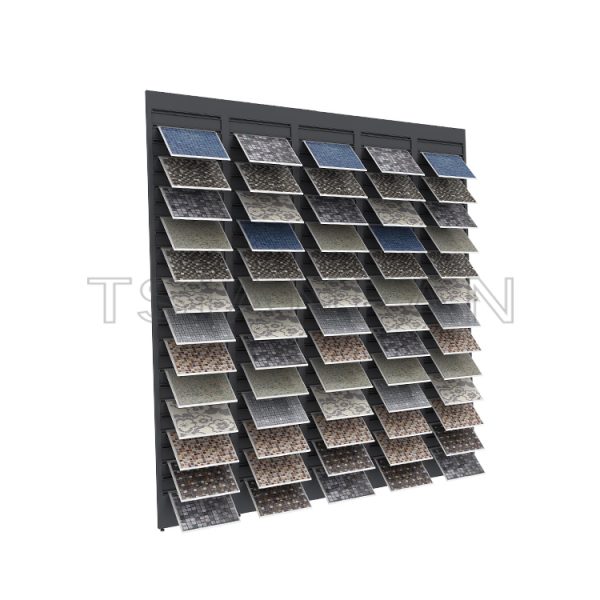 Mosaic tile floor display board, custom fashion tile display rack-ML019