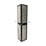 New Design Mosaic stone sample steel floor stand display stand ML090