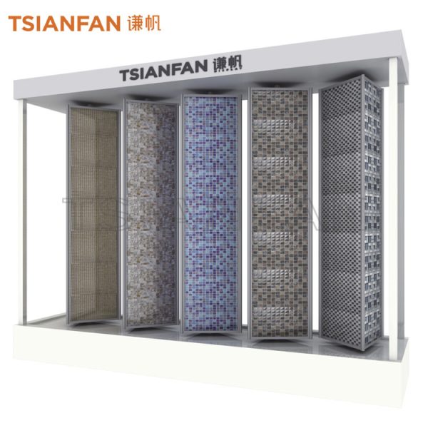 rotating mosaic tile showroom display stand MZ2056