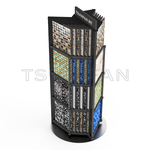 New design stereoscopic mosaic metal display rack-MZ2109