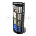 Factory sales stereoscopic rotating mosaic metal display rack-MZ2109