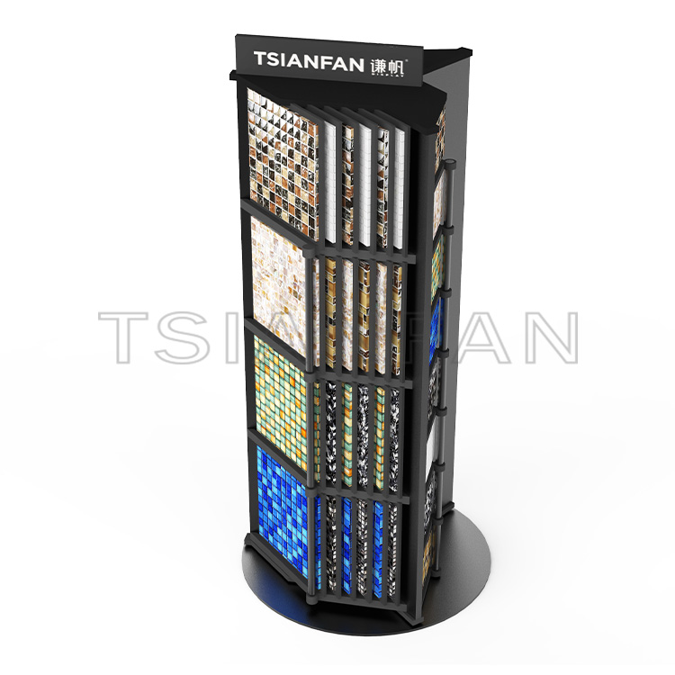 New design stereoscopic mosaic metal display rack-MZ2109