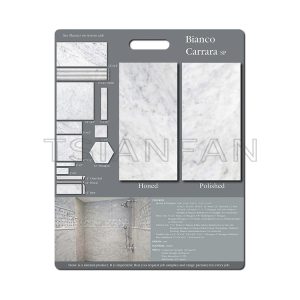 Customize harder MDF marble tile sample display board PF005-14
