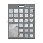 Showroom design harder MDF board for mosaic sample displays PF005-15
