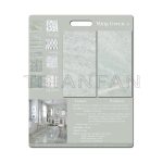 Factory Wholesale Customize MDF marble tile sample display board PF005-28