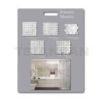 Showroom Customize MDF board marble tile sample display board PF005-47