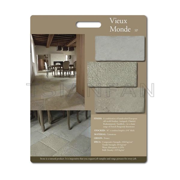 showroom tile display mdf board marble creamic stone sample display board PF005-60