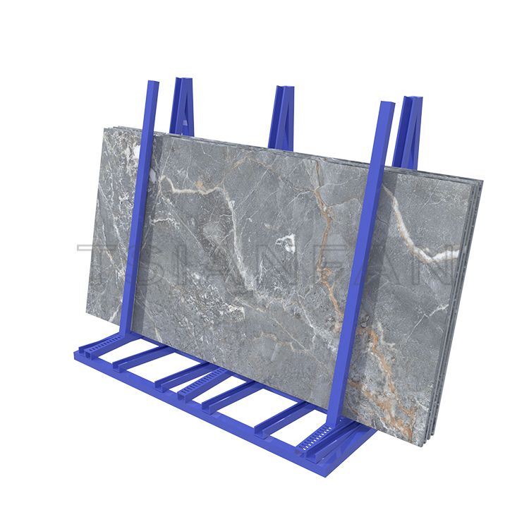 Wholesale large slab rack Custom metal frame tile marble display Metal rack- SD050