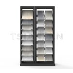 Quartz stone sample display stand can accept custom floor display stand-SG806