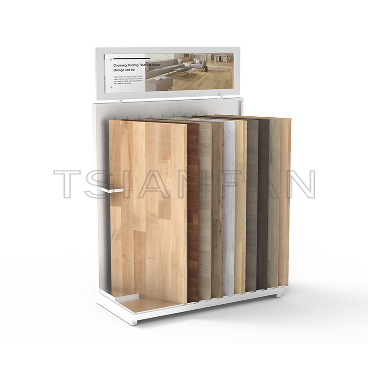 Hardwood floor wood Display Floor rack flooring tiles display Stand-WE2037