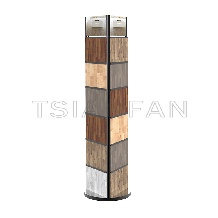 Customize rotating rack Hardwood floor Wall Slab show rack-WL6013