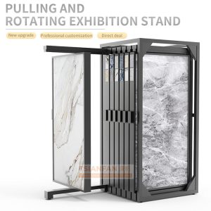 Marble Push Pull Stone Sample Rack Ceramic Tile Showroom Display Stand