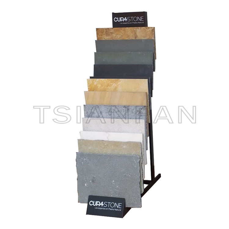 Exhibition Hall Wholesale Qranite stone Quartz Display Rack-SW110
