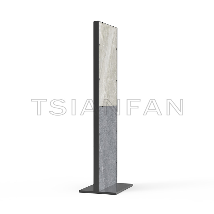 Custom Upright Metal Quartz Stone Sample Stone Display Rack -SG1002