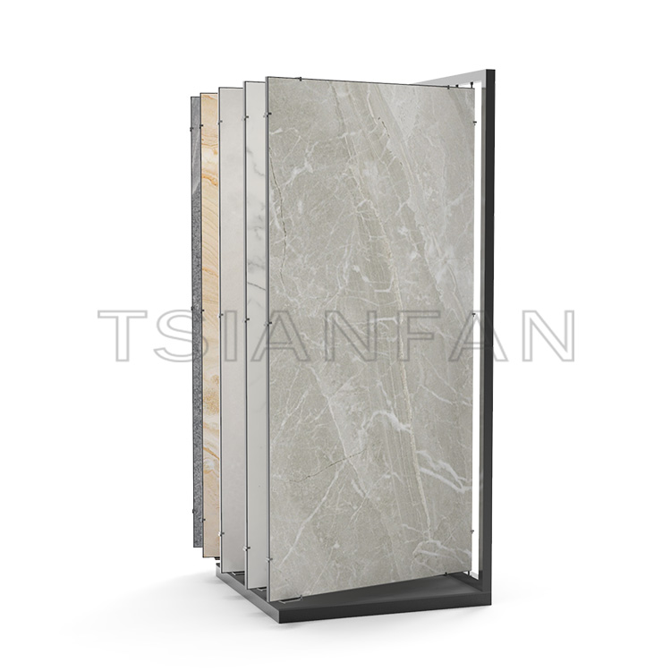 Wholesale Hall Artificial Stone Marble Sample Flipping Display Rack -SG1008
