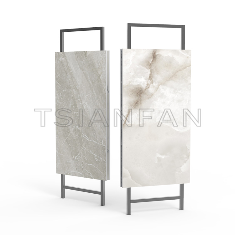 Wholesale Granite Sample Display Rack Stone Showroom Design Ideas -SG1009