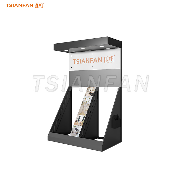 High quality wood panel display tower-E050