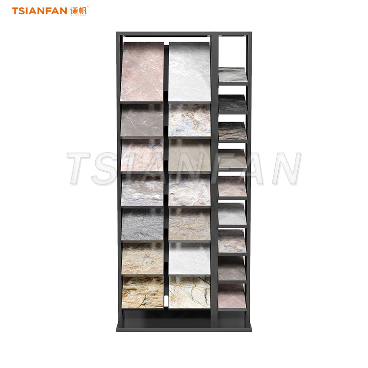 SW116-High-end natural stone display cabinet outdoor stainless steel cabinet