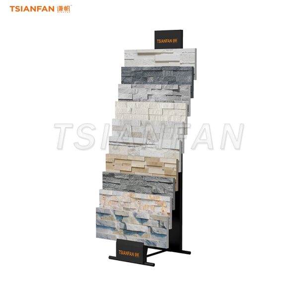 Stone display shelves