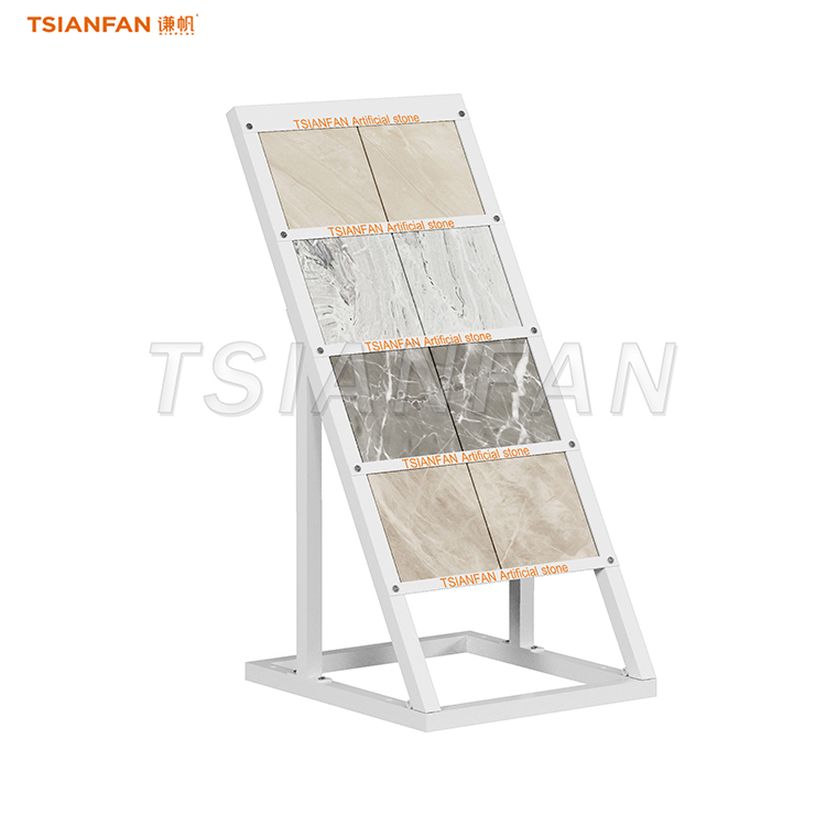 SRL047-stable stone display stand granite stone display stand for showroom