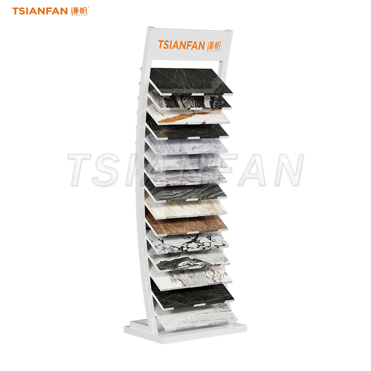 Triangular three-dimensional granite floor stand -SRL029