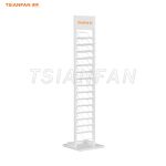 white floor display rack