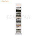 white floor display rack