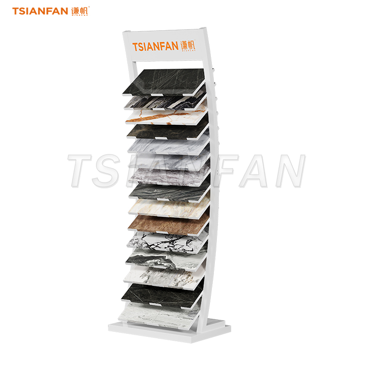 Triangular three-dimensional granite floor stand -SRL029