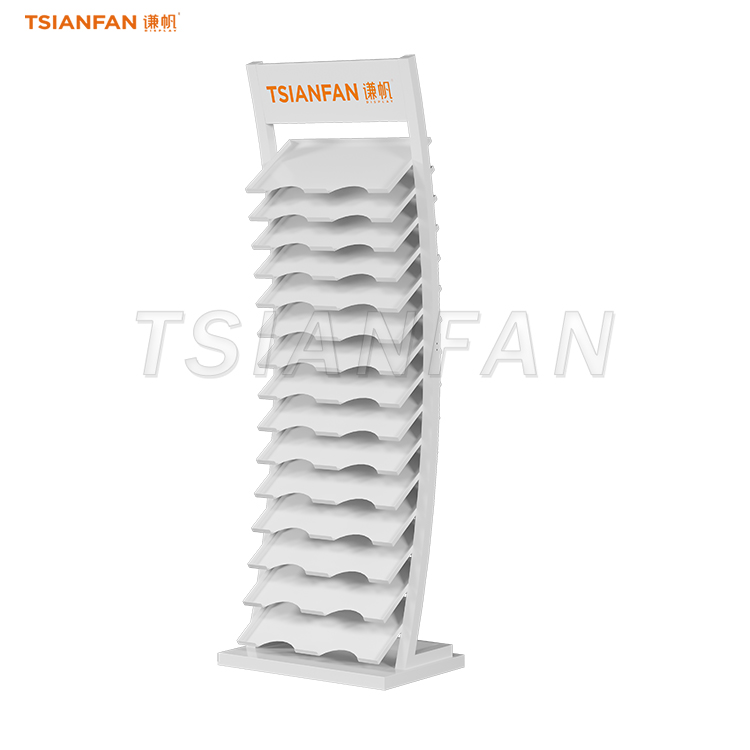 Triangular three-dimensional granite floor stand -SRL029
