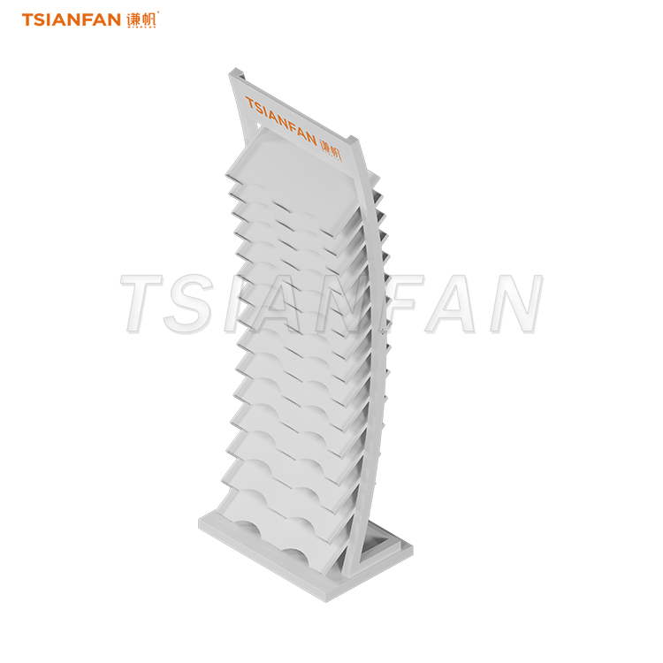 Triangular three-dimensional granite floor stand -SRL029
