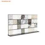 black combination stone rack