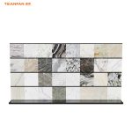 black combination stone rack