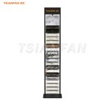 black quartz stone display