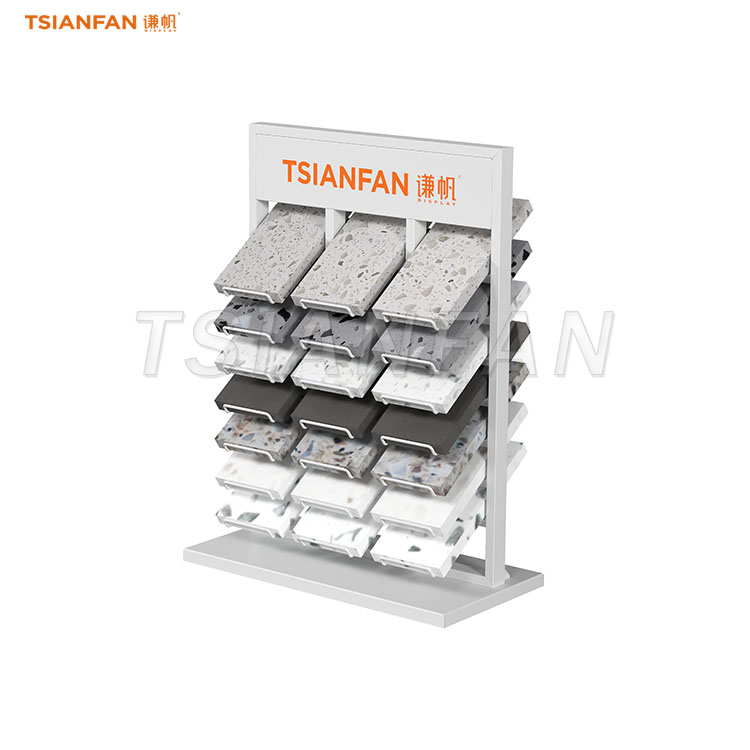 metal flooring display rack