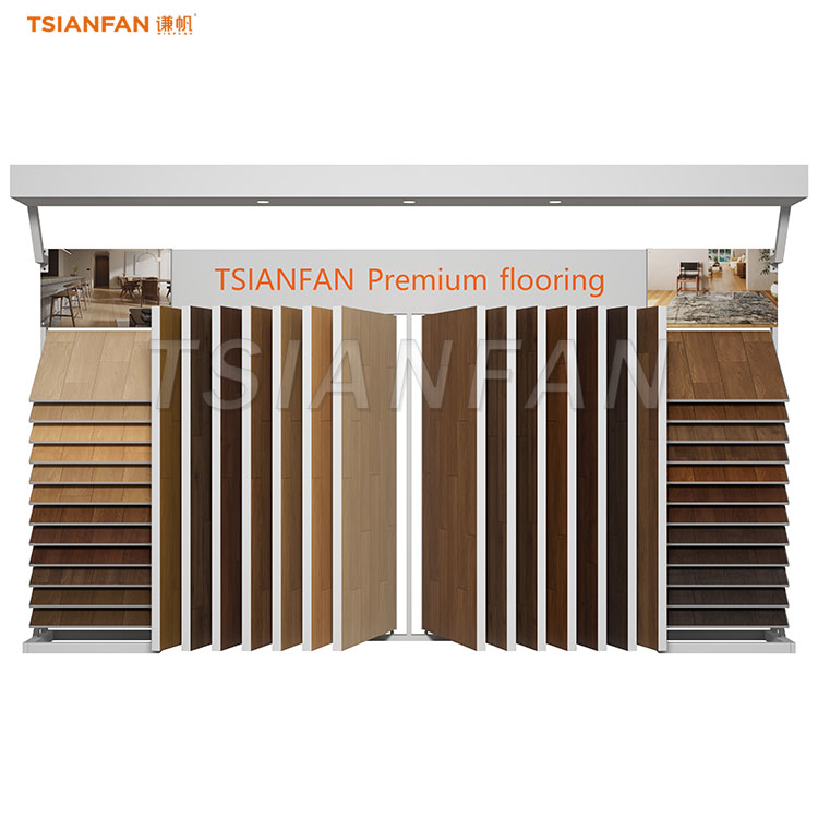 wood flooring display rack